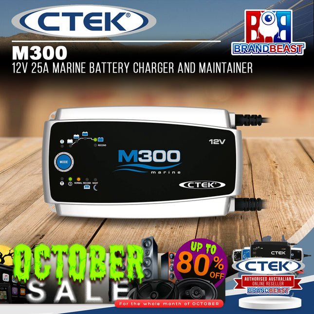 CTEK M300 12V 25A Marine Battery Charger and Maintainer
