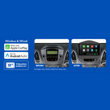 Aerpro AMAHY8 Hyundai iX35 LM1 LM2 2009-2013 9 Inch Multimedia Receiver Kit