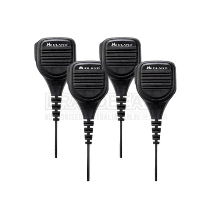 Midland PRO5X-4 - Commercial 4 Pack UHF CB/LMR Handheld Radio Bundle