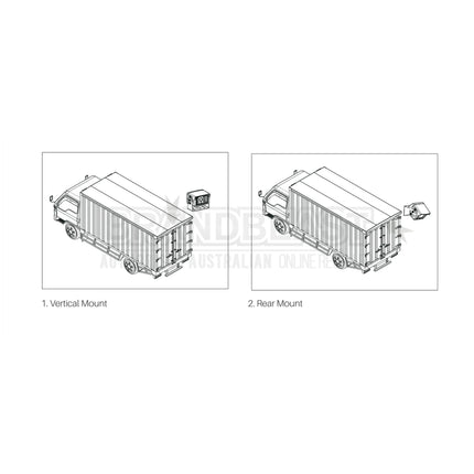 AUTOBACS FHD05 - FHD Compact 110° 1080p IP68 12V Camera