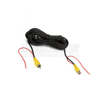 DNA RVS010F 10 Metre Male to Female RCA Video Cable with Power Wire