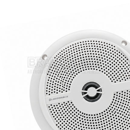 AUTOBACS M620W - 6.5 Inch 2-Way Slim Fit Marine Speakers - White