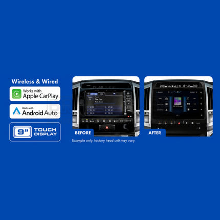 Aerpro AMUTO51B Toyota LandCruiser 200 Series Sahara 2010-2011 9 Inch Advanced Infotainment System