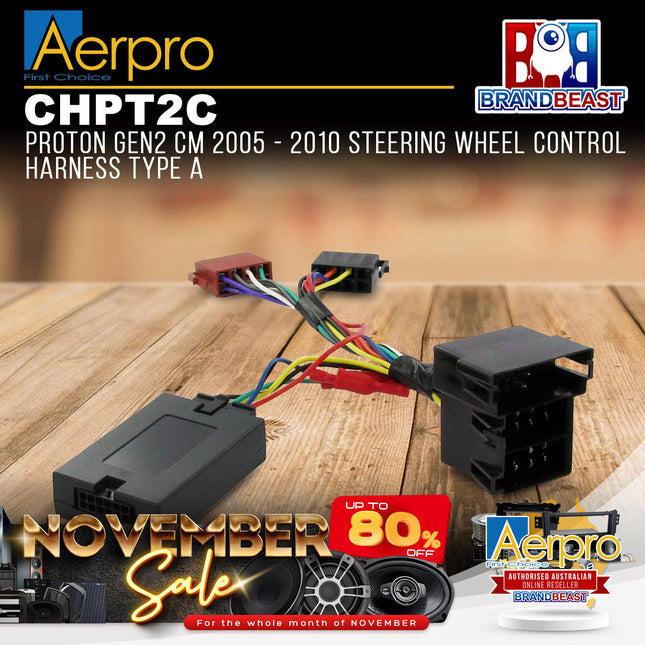 Aerpro CHPT2C Steering Wheel Control Harness Suit Proton GEN2