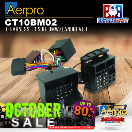 Aerpro CT10BM02 T-Harness to Suit BMW/Landrover