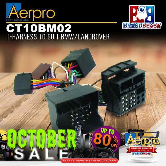 Aerpro CT10BM02 T-Harness to Suit BMW/Landrover