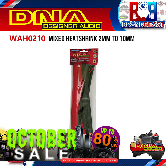 DNA WAH0210 2mm To 10mm Mixed Heatshrink
