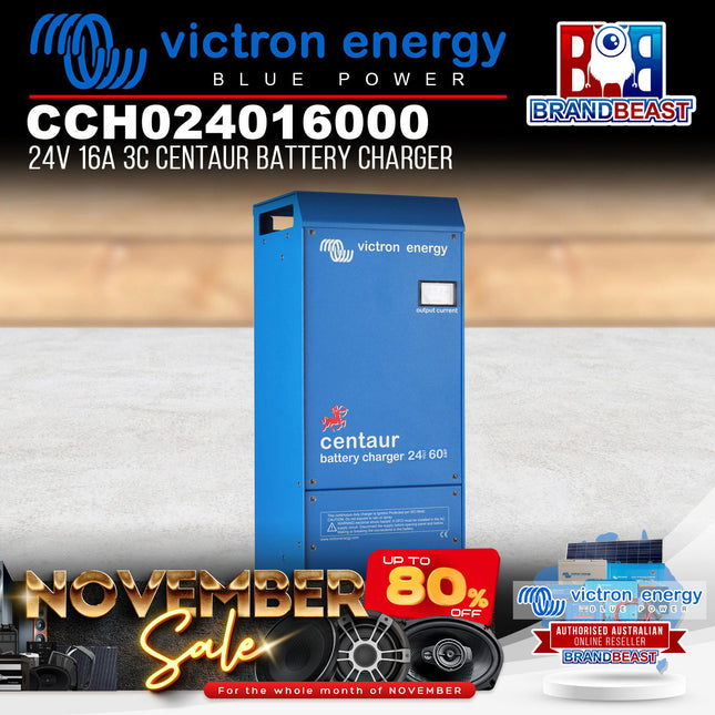 Victron Energy CCH024016000 24V 16A 3C Centaur Battery Charger