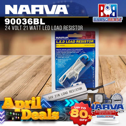 Narva 90036BL 24 Volt 21 Watt LED Load Resistor