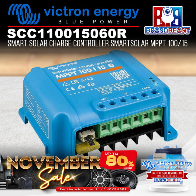 Victron Energy SCC110015060R Smart Solar Charge Controller SmartSolar MPPT 100/15