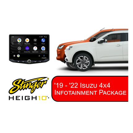 Stinger SRP-IZ003H HEIGH10 Infotainment Package For Isuzu D-MAX/MUX '19–'22