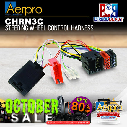 Aerpro CHRN3C Steering Wheel Control Harness Suit Renault ISO