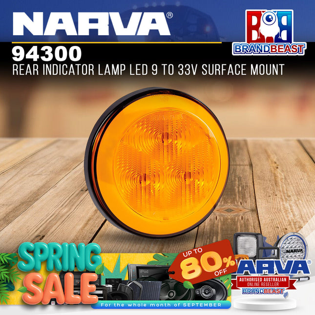 Narva 94300 Rear Indicator Lamp LED 9 To 33V Surface Mount