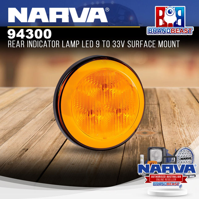 Narva 94300 Rear Indicator Lamp LED 9 To 33V Surface Mount