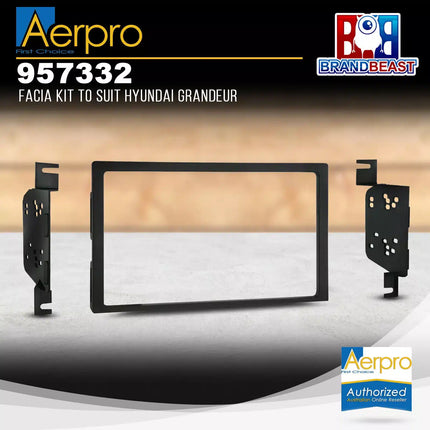 Aerpro 957332 Double DIN Facia Kit to Suit Hyundai Grandeur