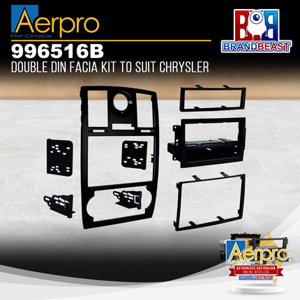 Aerpro 996516B Single/Double DIN Facia Kit to Suit Chrysler 300C