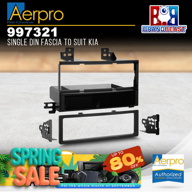 Aerpro 997321 Single DIN Facia Kit to Sui Kia Rio