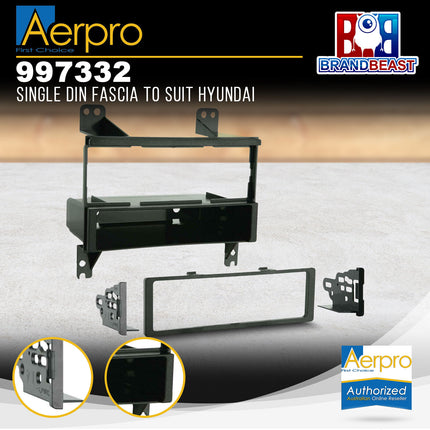 Aerpro 997332 Single DIN Facia Kit to Suit Hyundai Grandeur