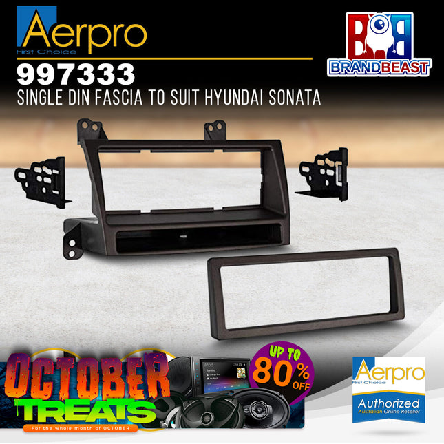 Aerpro 997333 Single DIN Facia Kit to Suit Hyundai Sonata