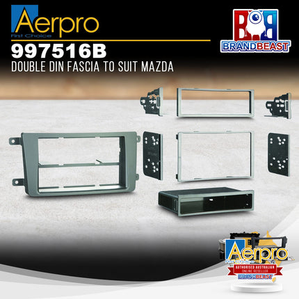 Aerpro 997516B Single/Double DIN Facia Kit Suit Mazda CX9 TB 2007 - 2015