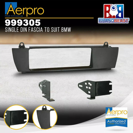 Aerpro 999305 Single DIN Facia Kit Suit BMW X3 E83 - Side Mount