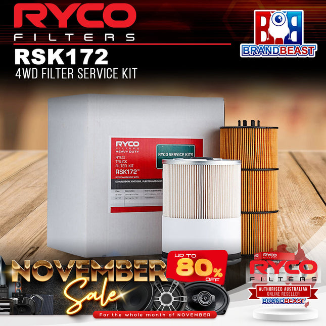 Ryco RSK172 4WD Filter Service Kit