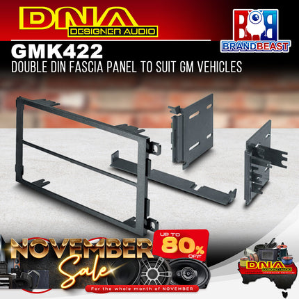 DNA GM-K422 Double DIN Fascia Panel To Suit GM Vehicles