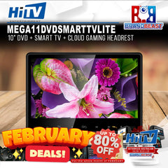 HiTV 9SNDVD106INMNT Mega 11 DVD Smart TV 10.6" Entertainment Headrest - Single