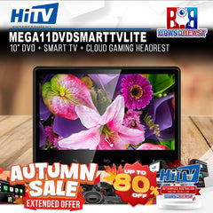 HiTV 9SNDVD106INMNT Mega 11 DVD Smart TV 10.6" Entertainment Headrest - Single