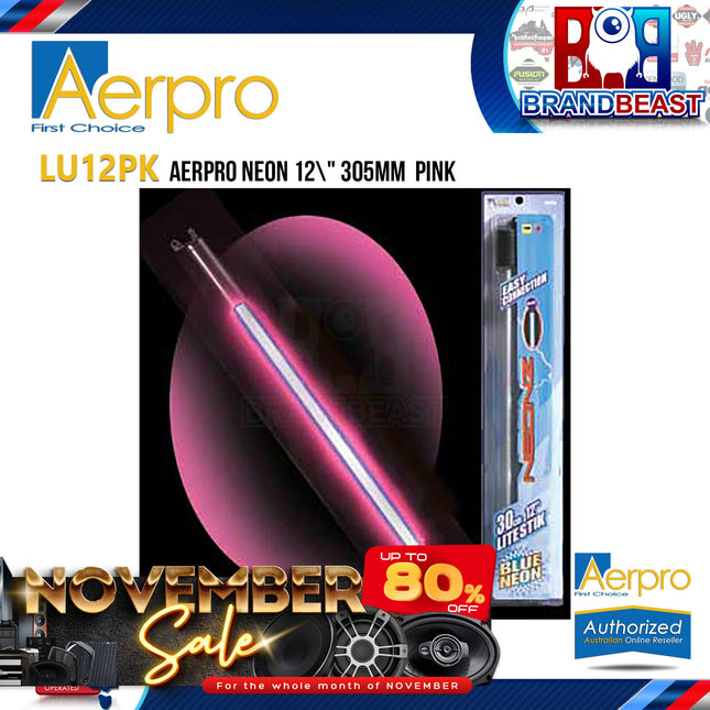 Aerpro LU12PK LED Neon 12" 305mm Pink
