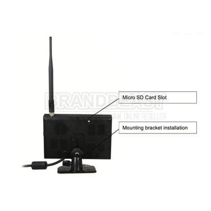 AUTOBACS HDVR74W - 7 Inch High Res DVR Wireless System