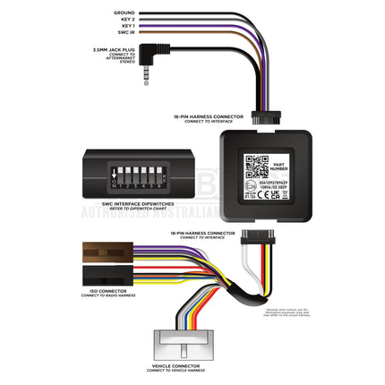 Aerpro SWSU3C Steering Wheel Control Interface Subaru Various