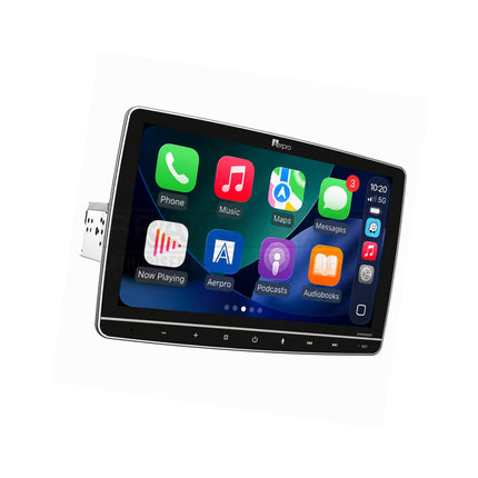 AERPRO AM1005F 10.1-Inch Floating Multimedia Receiver with Wireless Apple CarPlay and Android Auto