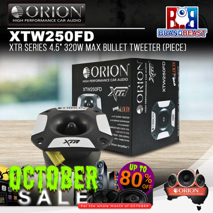 Orion XTW250FD XTR Series 4.5" 320W Max Bullet Tweeter (Piece)