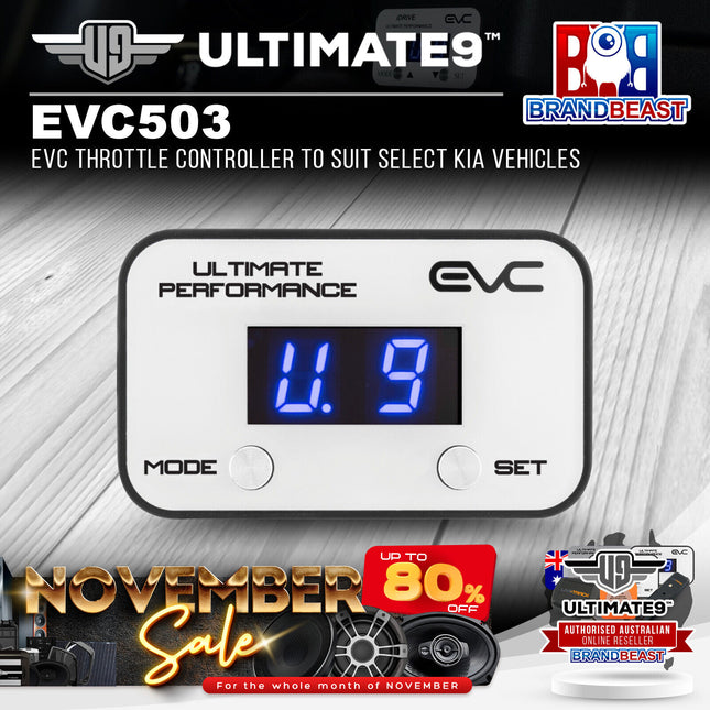 Ultimate9 EVC503 EVC Throttle Controller to Suit Select Kia Vehicles