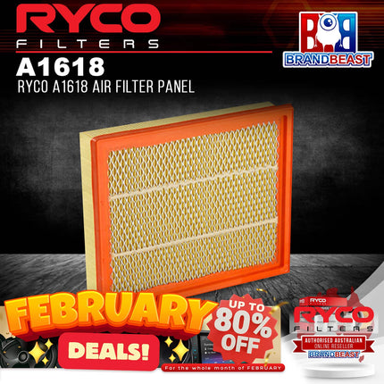 Ryco A1618 Air Filter Panel