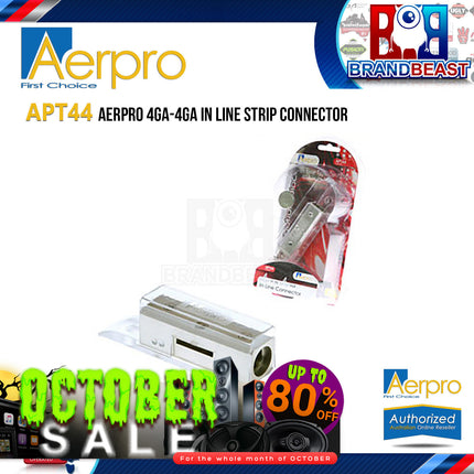 Aerpro APT44 4GA to 4GA In Line Strip Connector