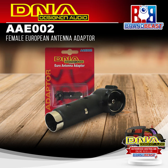 DNA AAE002 Standard Female Antenna Socket to Male European Plug Antenna Adaptor