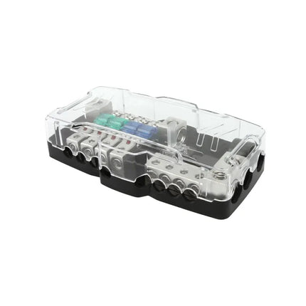 DNA Audio AAF404 4-Way Mini ANL Fuses Distribution Block - Professional Electrical Distribution Solution