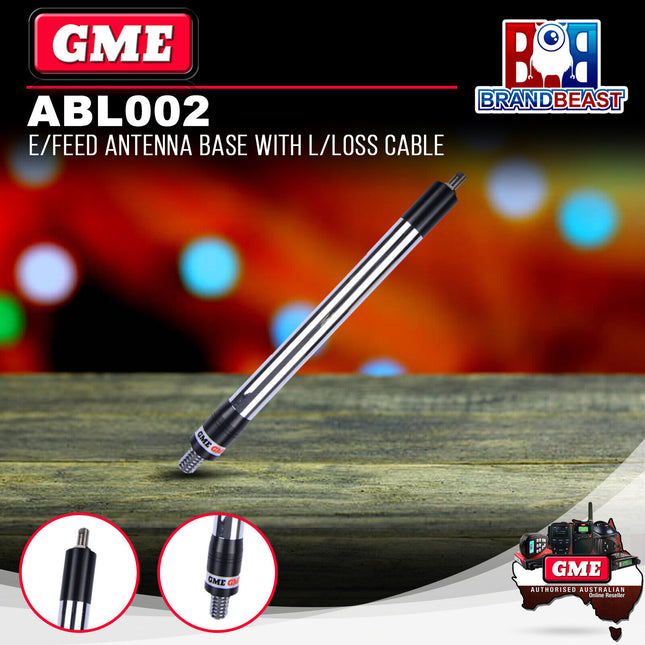 GME ABL002 Elevated Feed Antenna Base Stainless Steel