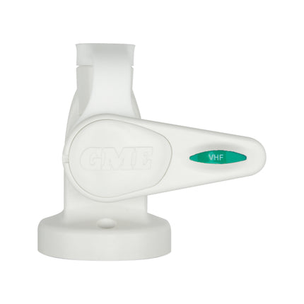 GME ABL015 White Single Swivel Round Antenna Base