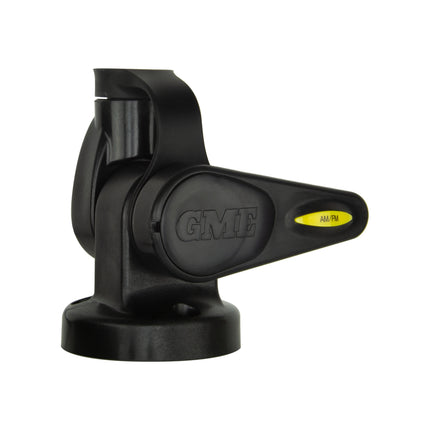 GME ABL015B Single Swivel Round Antenna Base Suit AW36XX Whips Black