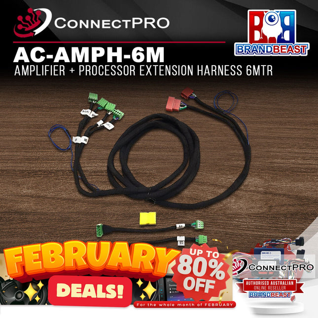 ConnectPRO AudioControl AC-AMPH-6M Amplifier + Processor Extension Harness 6mtr