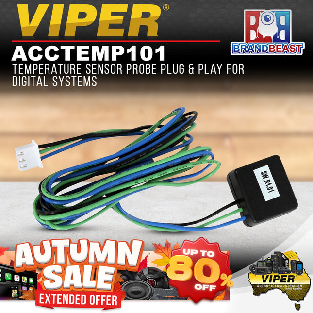 Viper ACCTEMP101 Temperature Sensor Probe Plug & Play for Digital Systems