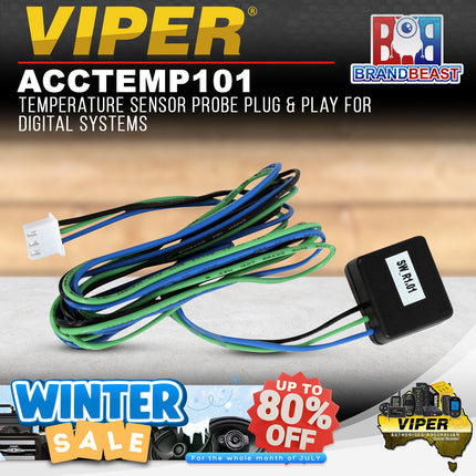 Viper ACCTEMP101 Temperature Sensor Probe Plug & Play for Digital Systems