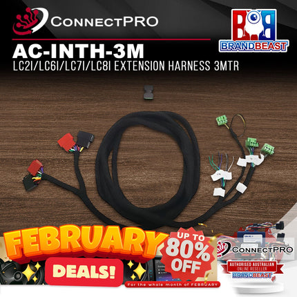 ConnectPRO AC-INTH-3M AudioControl LC2i/LC6i/LC7i/LC8i Extension Harness - 3M