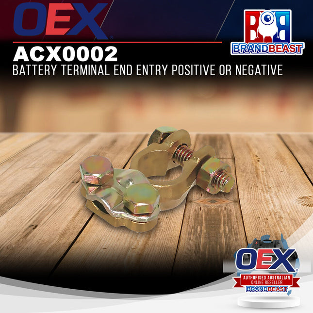 OEX ACX0002 Battery Terminal End Entry Positive or Negative