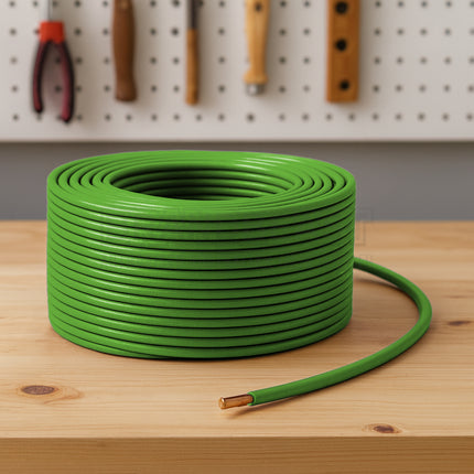 OEX ACX0557/100 2mm Single Core Automotive Cable Green 100m Roll