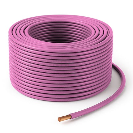 OEX ACX0731L 4mm Single Core Automotive Cable Pink 100m Roll
