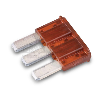 OEX ACX1668 Micro 3 Blade Fuse, 7.5A Brown - Pack of 10